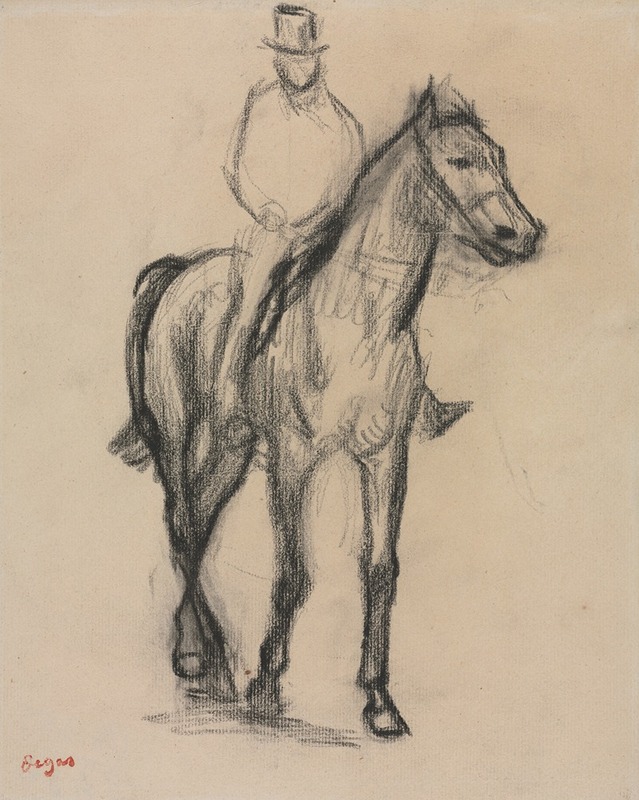 Horse and Rider by Эдгар Дега, c. 1890 — digital art print download