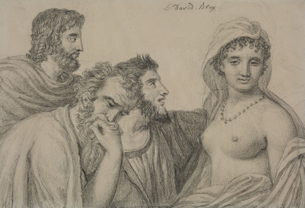 Phryné before the Judges by Jacques Louis David — digital art print download