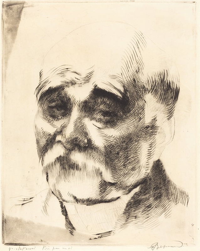 Georges Clemenceau by Альбер Безнар, 1917 — digital art print download