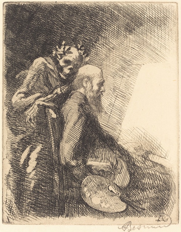 Too Demanding (Exigeante) by Альбер Безнар, 1900 — digital art print download