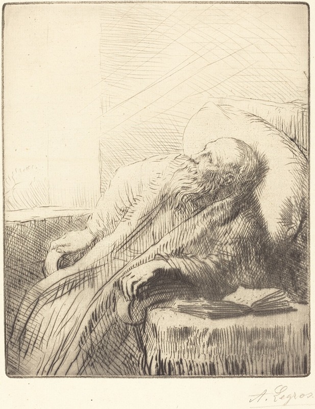 Convalescent by Альфонс Легро — digital art print download