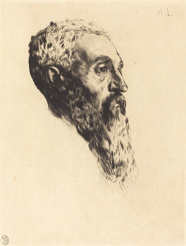 Head of a Model — Alphonse Legros