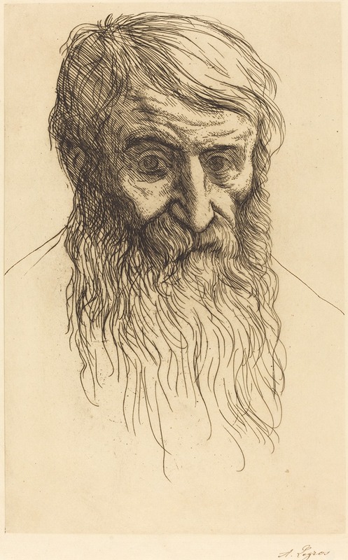 Head of a Philosopher — Alphonse Legros