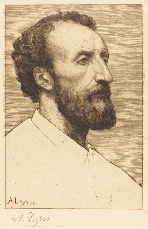 Jules Dalou, 2nd plate by Alphonse Legros — digital art print download