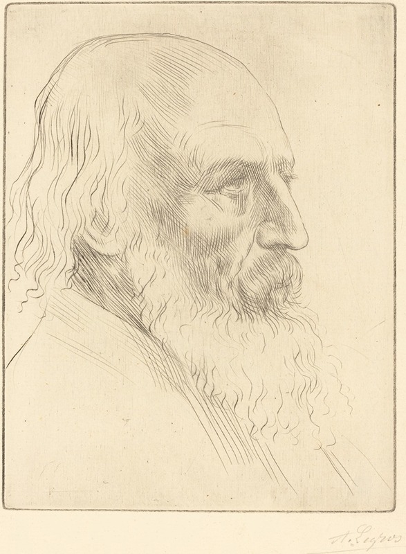 Lord A. Tennyson, 3rd plate by Альфонс Легро — digital art print download
