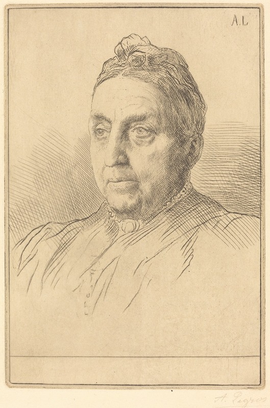 Mme. Kemp, 4th plate by Alphonse Legros — digital art print download