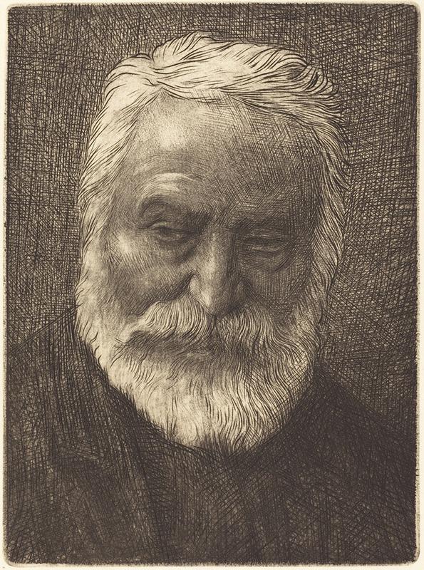 Victor Hugo, 2nd plate by Альфонс Легро — digital art print download