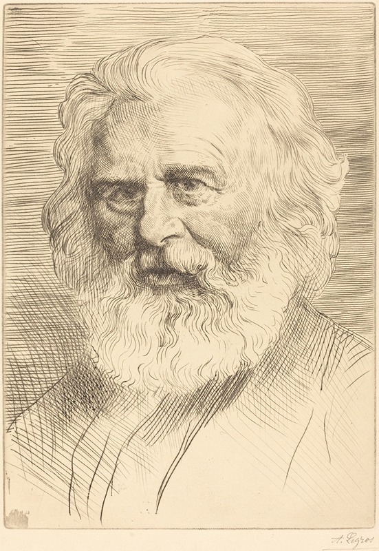 W.H. Longfellow, 1st plate II by Альфонс Легро — digital art print download