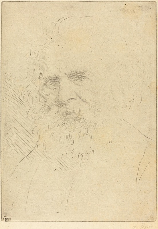 W.H. Longfellow, 1st plate by Альфонс Легро — digital art print download