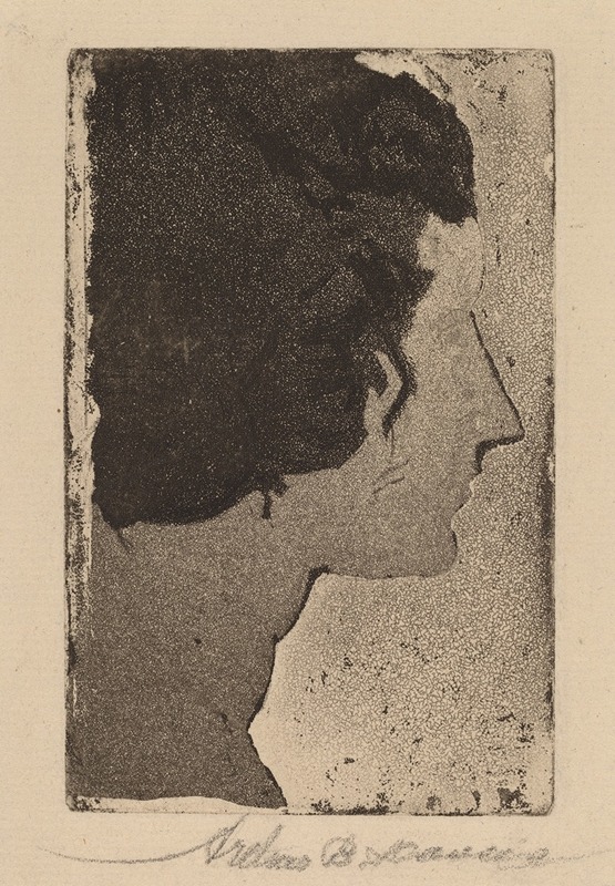 Profile by Arthur Bowen Davies, 1919 — digital art print download