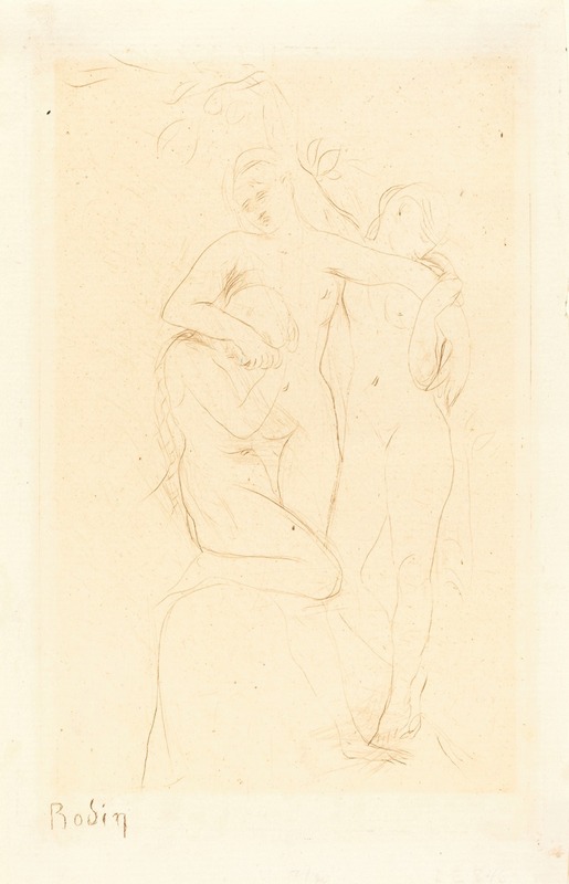 Ames du Purgatoire by Огюст Роден, 1893 — digital art print download