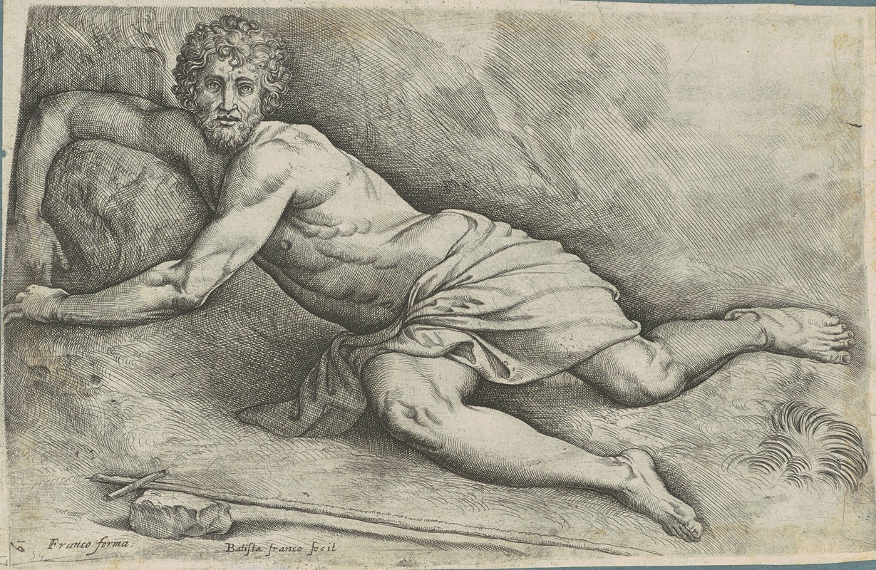 Saint John the Baptist by Battista Franco — digital art print download