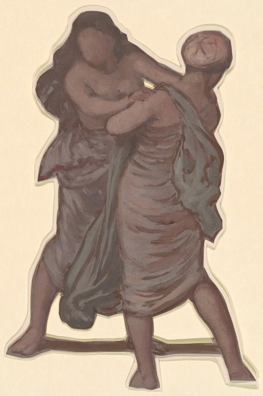 Study for 'Greek Girls Bathing' IV by Элиху Веддер, c. 1872 — digital art print download