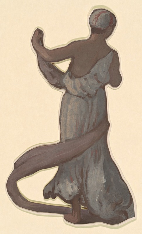 Study for 'Greek Girls Bathing' VI by Элиху Веддер, c. 1872 — digital art print download