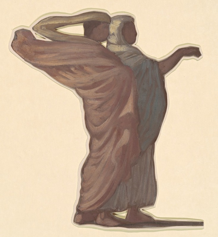 Study for 'Greek Girls Bathing' VIII — Elihu Vedder