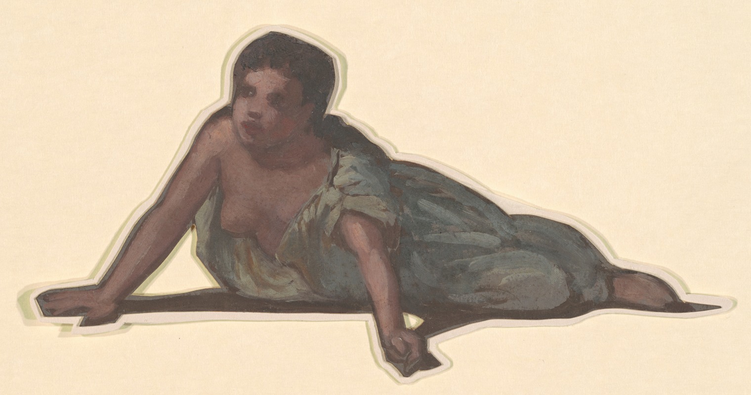 Study for 'Greek Girls Bathing' XI — Элиху Веддер