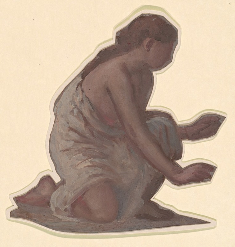 Study for 'Greek Girls Bathing' XIII — Elihu Vedder