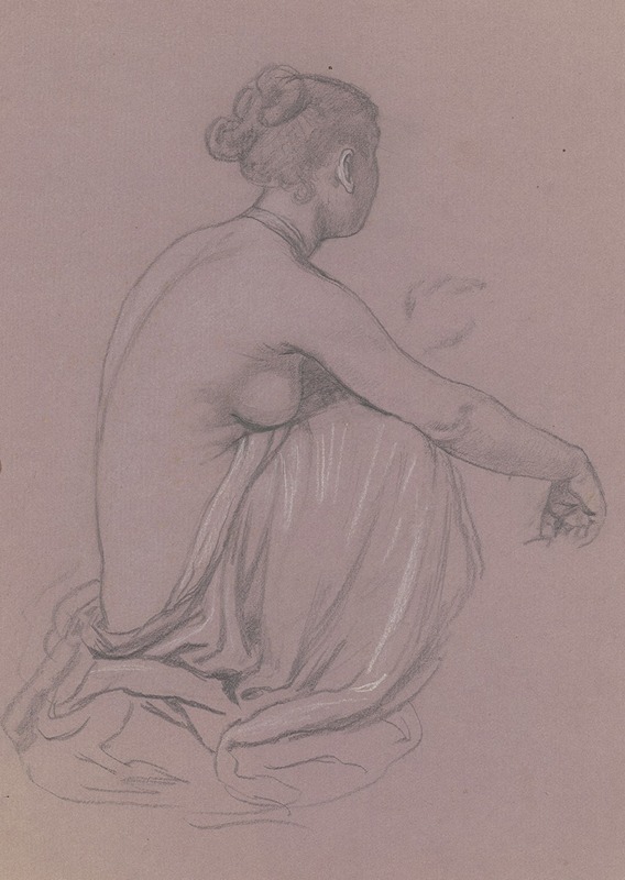 Study for 'Greek Girls Bathing' XIV — Elihu Vedder