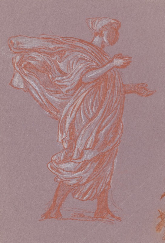 Study for 'Greek Girls Bathing' XVI — Elihu Vedder