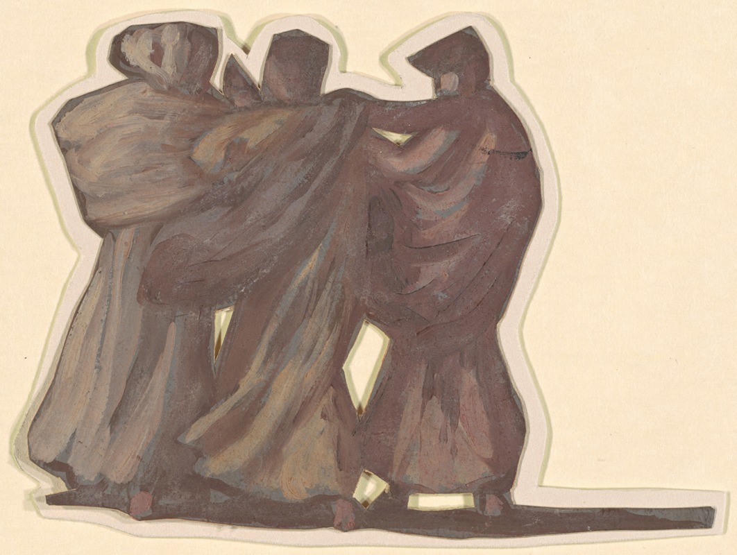 Study for 'Greek Girls Bathing' XVIII — Elihu Vedder