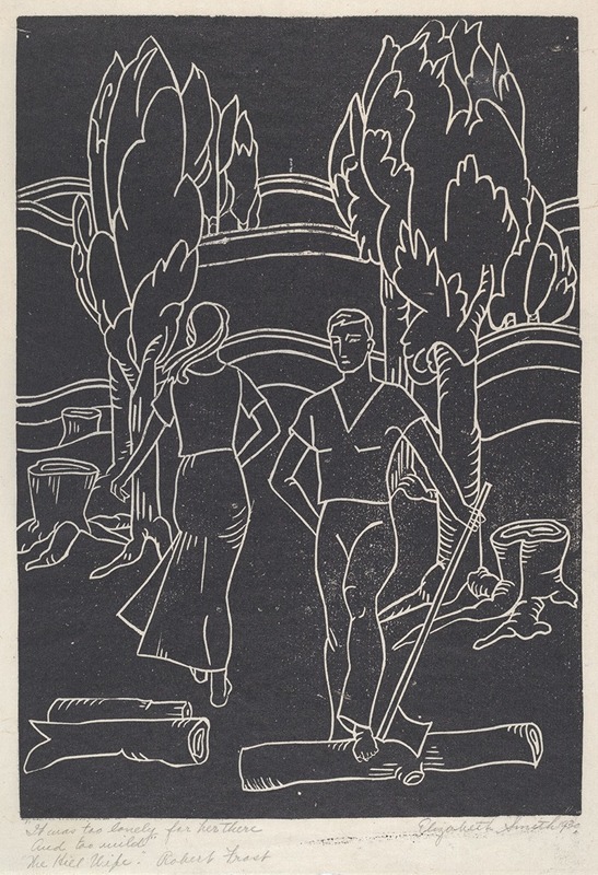 The Hill Wife by Elizabeth Smith, 1930 — digital art print download