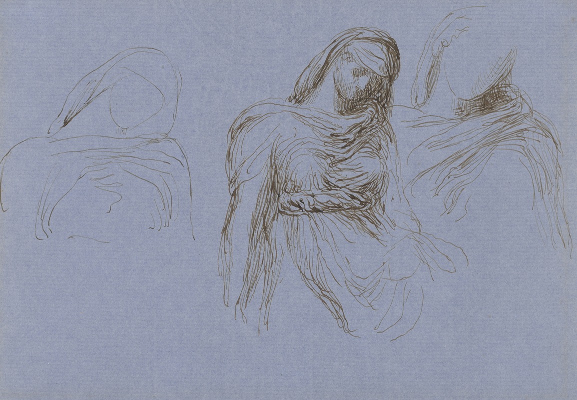 Study of Death for 'Time and Death' — George Frederic Watts