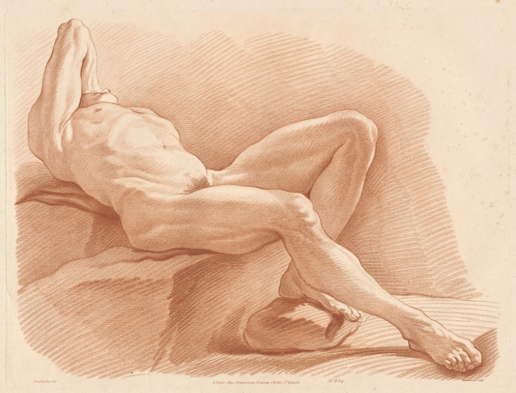 Academie by Жиль Демарто старший, c. 1785 — digital art print download