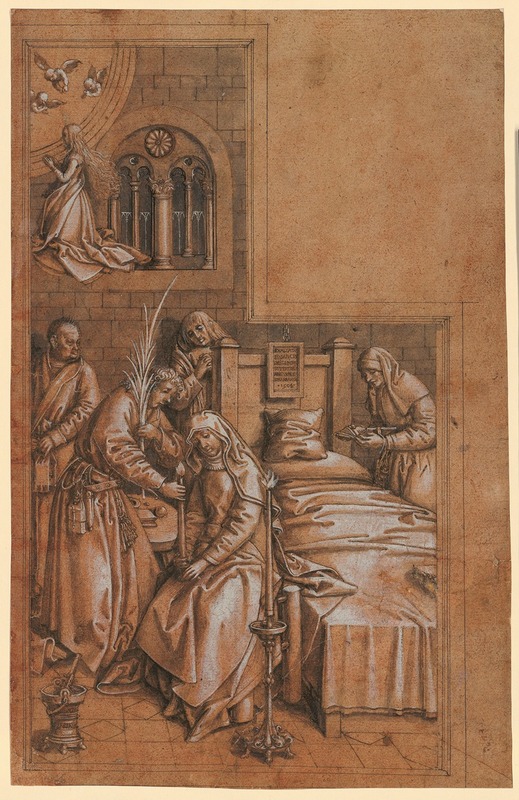 Der Tod der Maria by Ганс Гольбейн Старший, 1508 — digital art print download