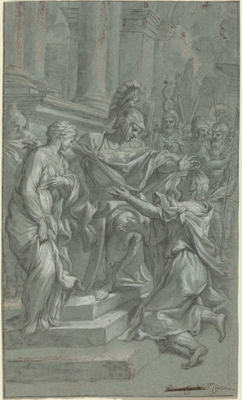 Scipio Restoring His Captive to Her Lover — Italian School