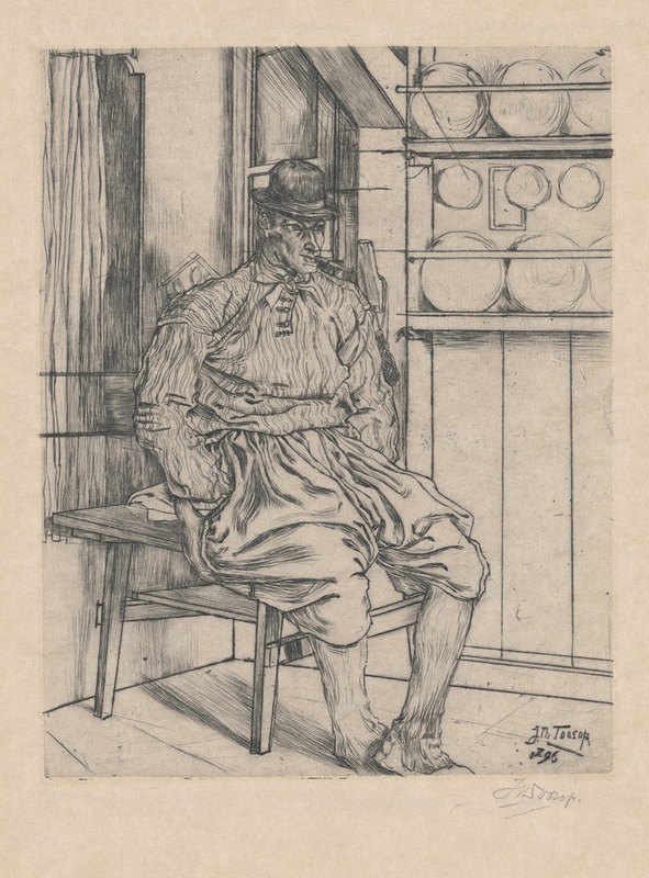 Fisherman from Marken by Ян Тoorоп, 1896 — digital art print download