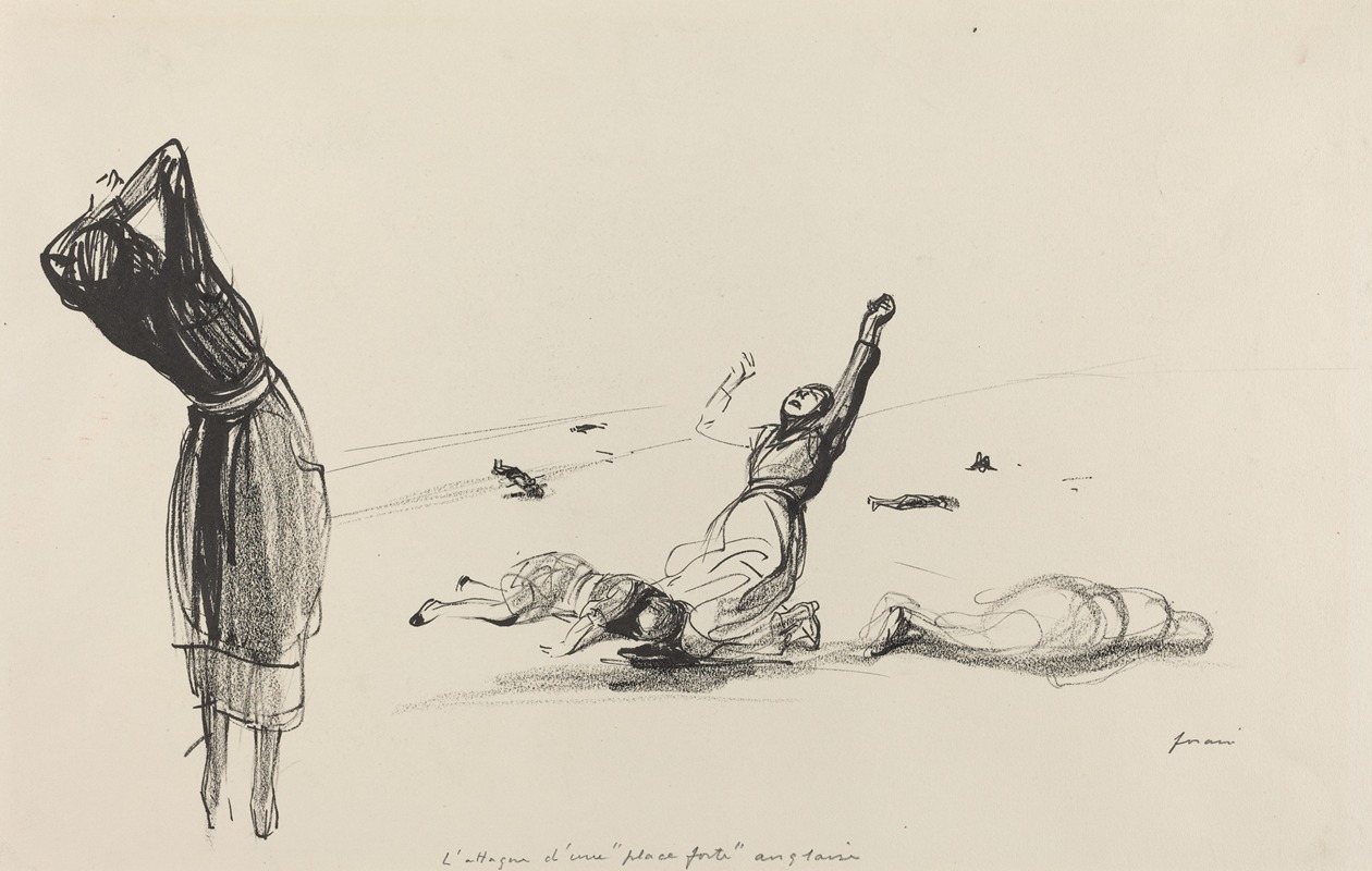 L'attaque d'une 'place forte' anglaise — Jean-Louis Forain