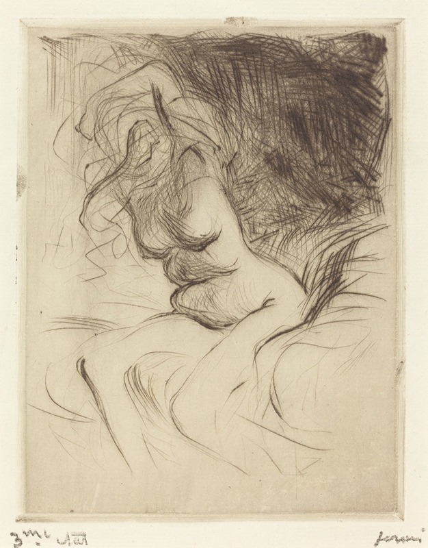 Woman Taking Off Her Chemise — Jean-Louis Forain