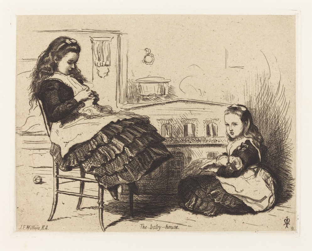The Doll House by Sir John Everett Millais — digital art print download
