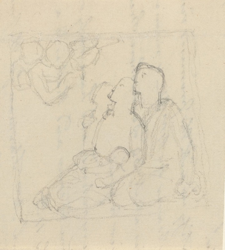 Holy Family with Angels — John Flaxman