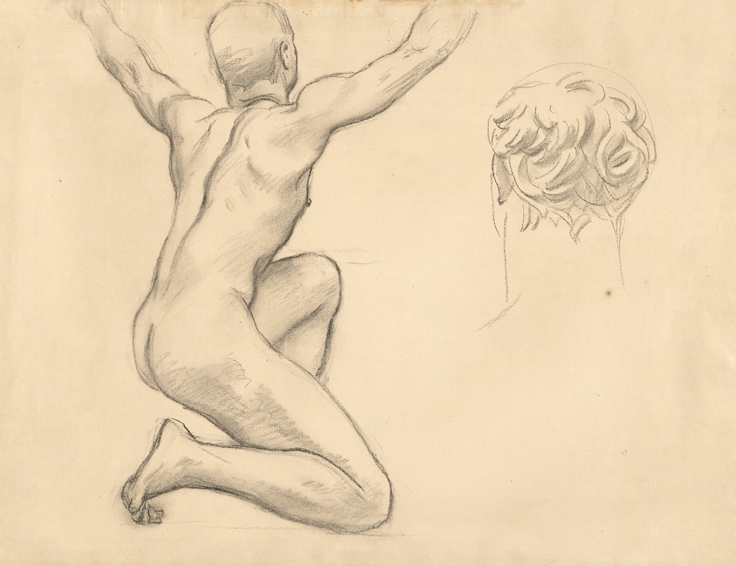 Studies for 'The Unveiling of Truth' — John Singer Sargent
