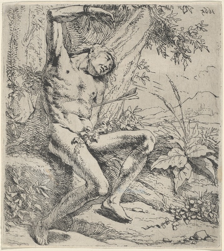 Saint Sebastian by Leendert van der Cooghen, 1665 — digital art print download