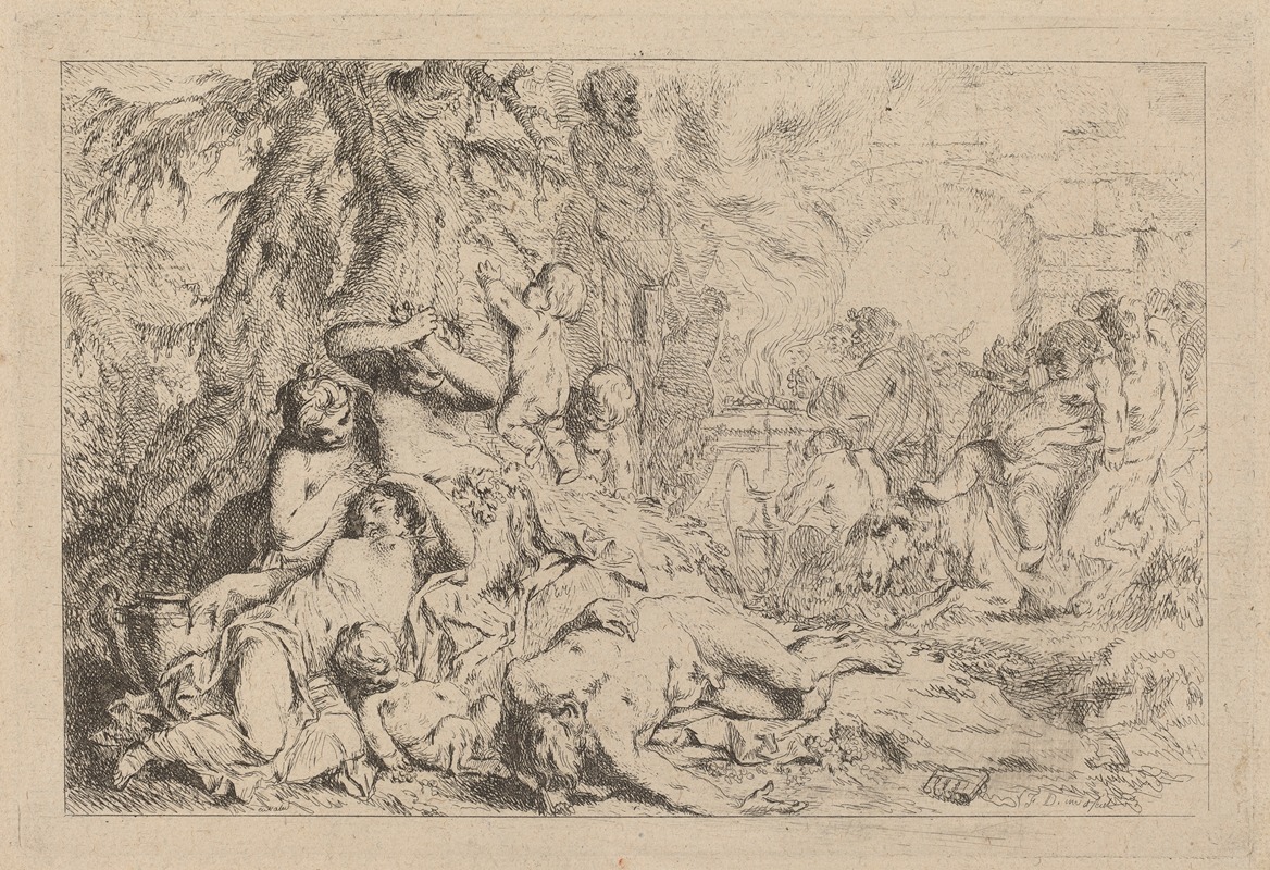 The March of Silenus — Louis-Felix de La Rue