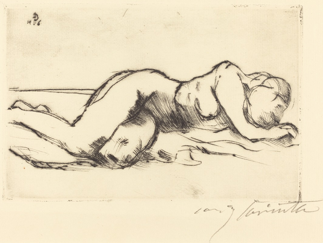 Female Nude (Weiblicher Akt) — Lovis Corinth