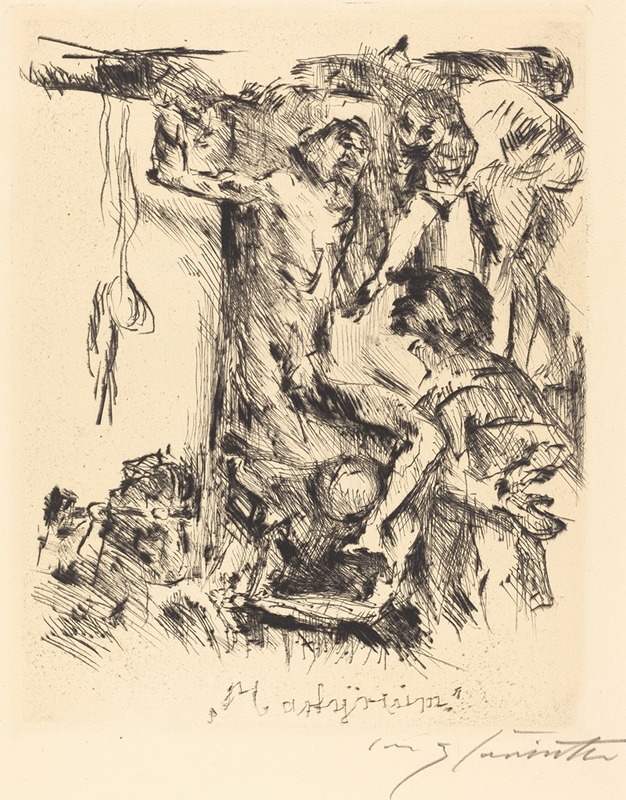 Martyrium (Martyrdom) by Ловис Коринт, 1921 — digital art print download