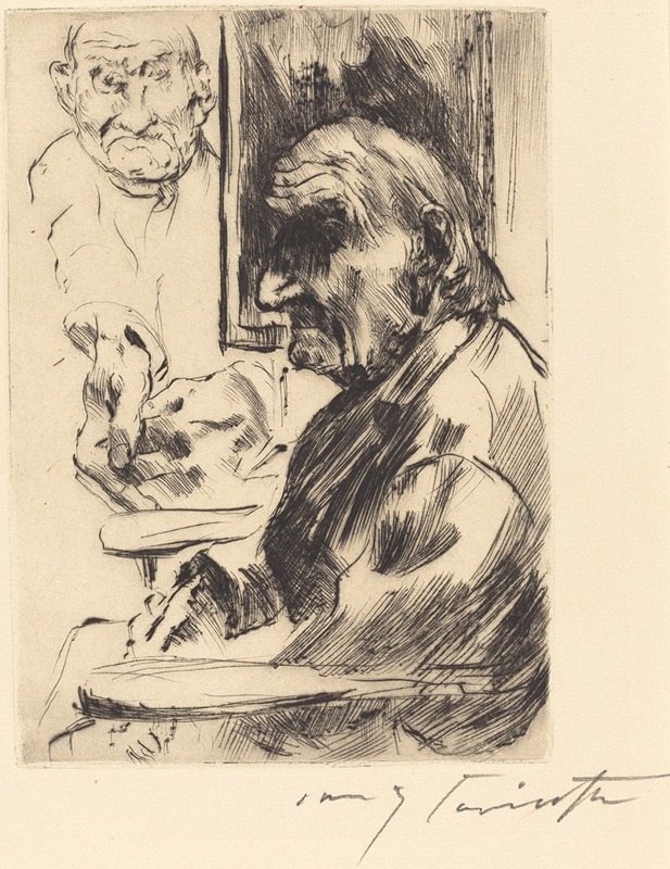 Old Man (Alter Mann) by Ловис Коринт, 1916 — digital art print download