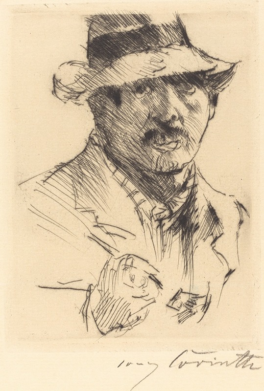Self-Portrait (Selbstbildnis) III by Ловис Коринт, 1920 — digital art print download