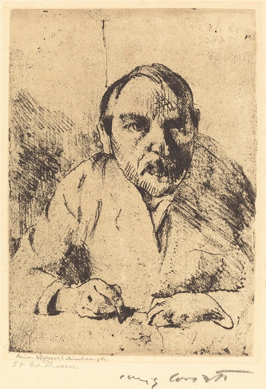 Self-Portrait (Selbstbildnis) by Ловис Коринт, 1912 — digital art print download