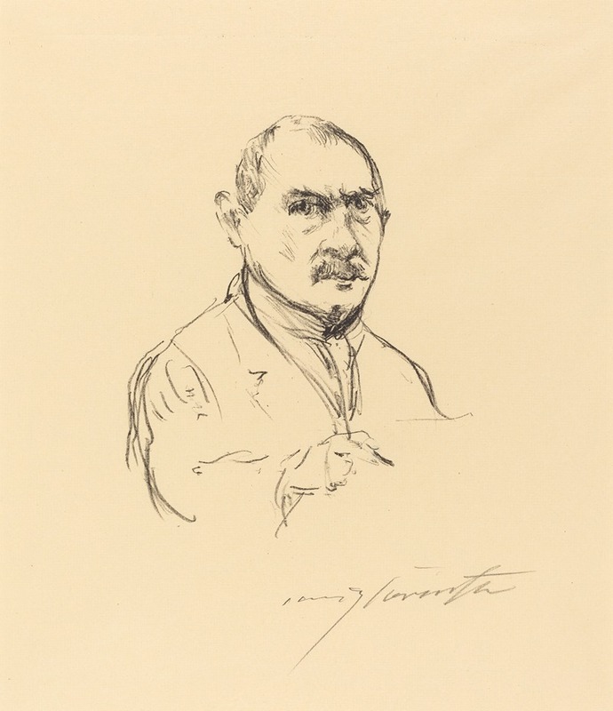 Self-Portrait (Selbstbildnis) by Ловис Коринт, 1914 — digital art print download