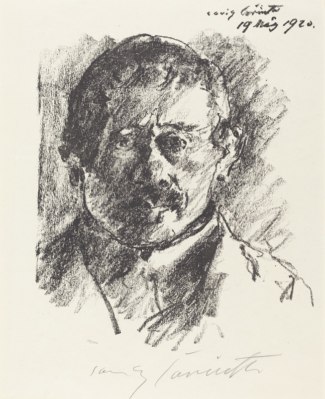 Self-Portrait (Selbstbildnis) by Ловис Коринт, 1920 — digital art print download