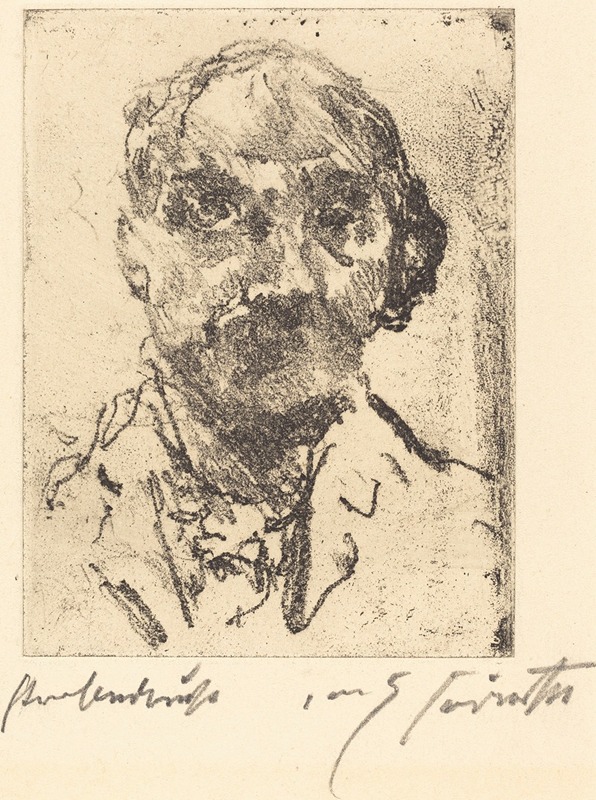 Self-Portrait (Selbstbildnis) by Ловис Коринт, 1921-1922 — digital art print download
