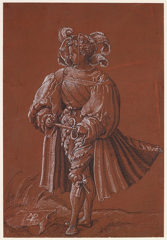 Junger Edelmann by Никлаус Мануэль, 1516 — digital art print download