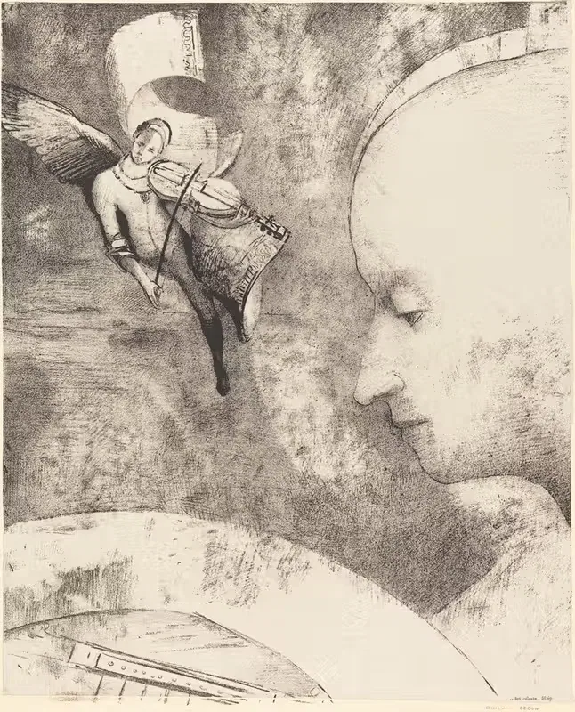 Небесное искусство by Одилон Редон, 1894 — digital art print download