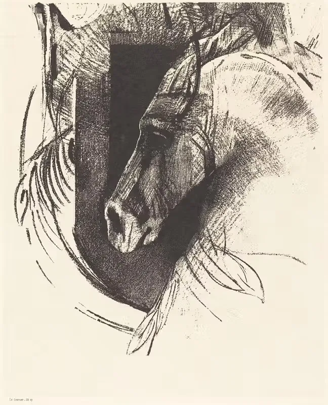 Le Coursier (The Race Horse) — Odilon Redon