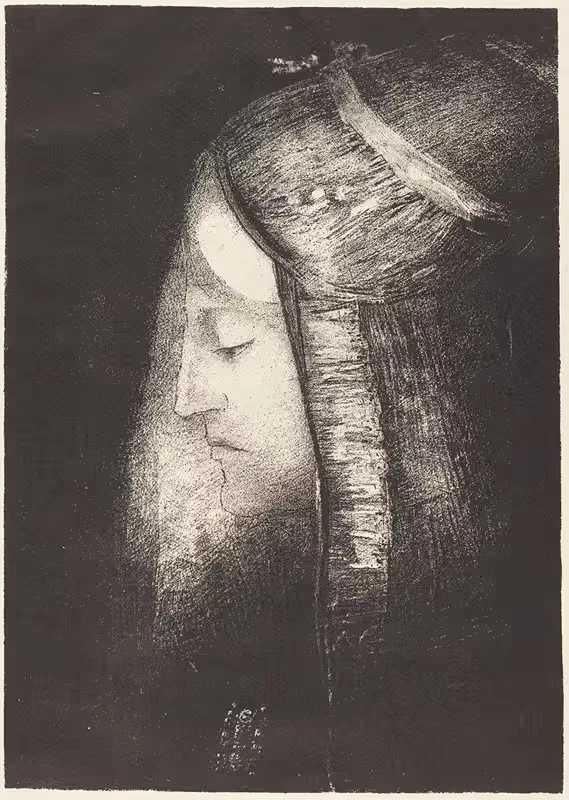 Profil de lumiere (Profile of light) — Odilon Redon