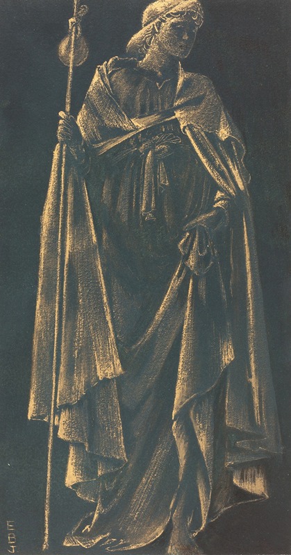 Angelus Ministrans by Сэр Эдвард Коли Берн-Джонс, c. 1896 — digital art print download